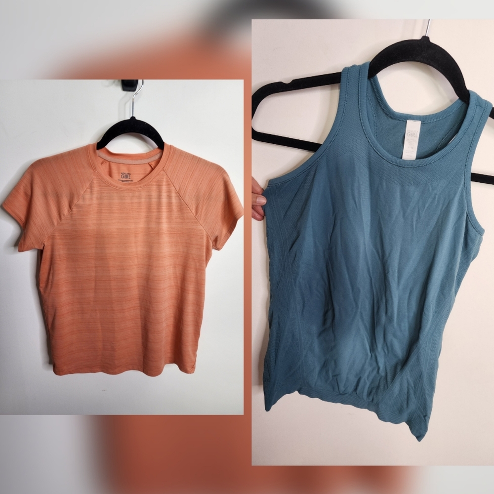 XL Athleta Girls Dri Fit Short Sleeve & Tank